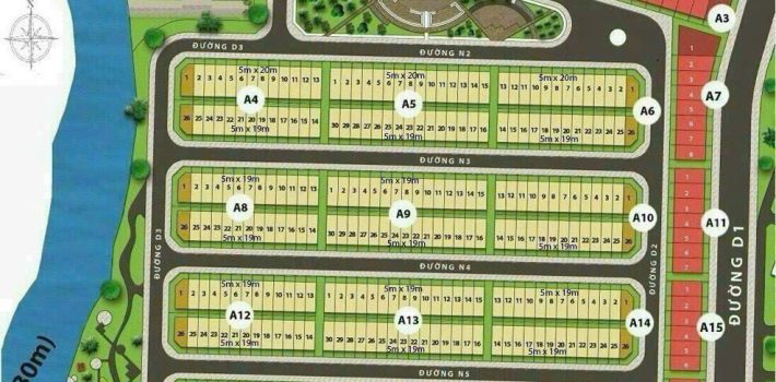 Bảng giá đất nền KDC Vạn Phát Hưng Nguyễn Bình Nhơn Đức